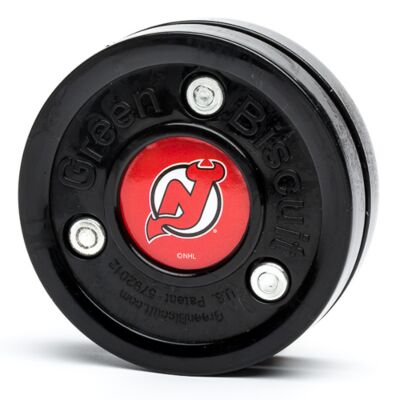 Green Biscuit NHL New Jersey Devils Puck