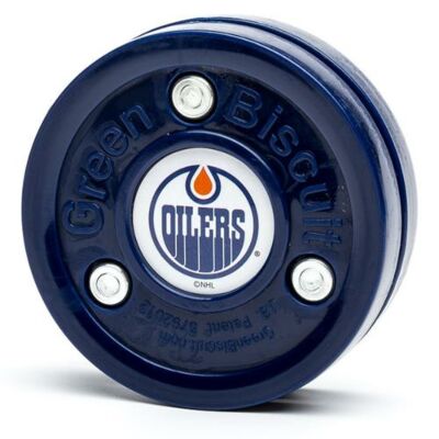 Green Biscuit NHL Edmonton Oilers Puck