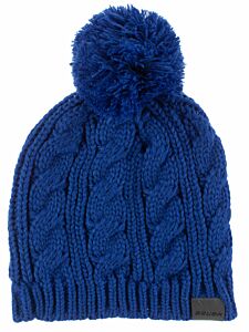 Шапка Bauer NEW ERA CABLE KNIT POM Youth Blue