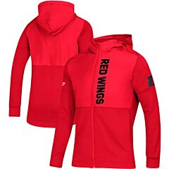 Jacket Adidas PLAYER FULL ZIP Red Wings Senior RedL