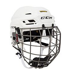 Hockey Helmet Combo CCM TACKS 310 Senior WhiteM