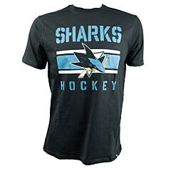 T-krekls 47 Brand Echo NHL San Jose Sharks Senior BlackL