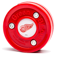 Green Biscuit NHL Detroit Wings Puck