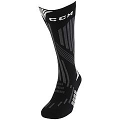 Ice Hockey Skate Socks CCM S23 PROTECH 3D KNEE Senior Black/WhiteL
