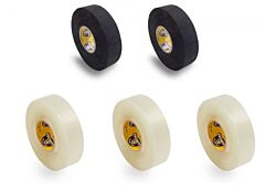 Hockey Tape Howies 5 Pack (2-Black/3-Clear)