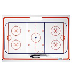 Blue Sports Hockey Suction Cup Coach Board 40cm x 61cm Tactics Board
