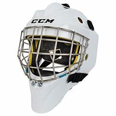 Vārtsargu ķivere CCM GF AXIS 1.5 Youth White